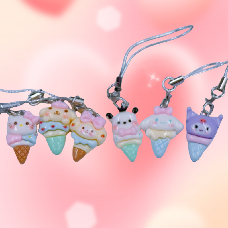 Phone Accessories For Teen Girls - Sanrio Cute Ice Cream Themed Phone