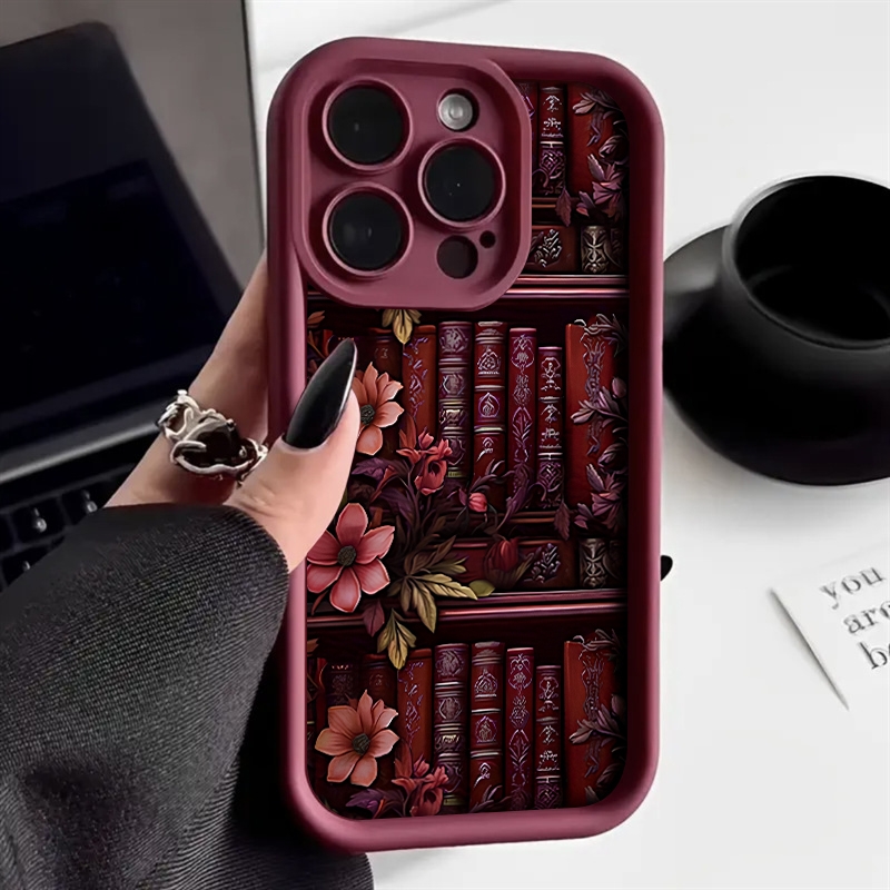 Phone Accessories To Sell - Book Flower Trendy Pattern Phone Case