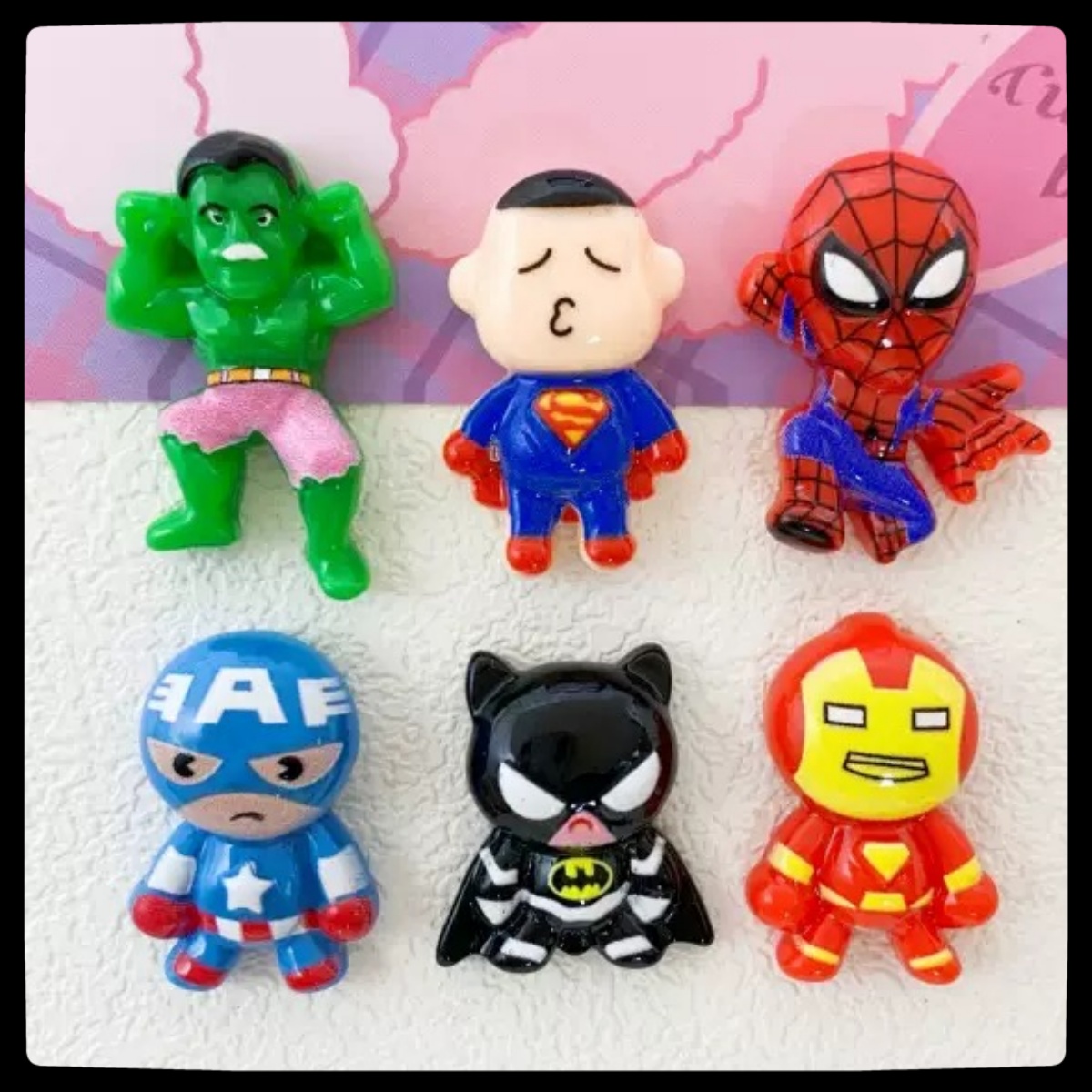 Phone Accessories In China - Marvel anime character hero series resin