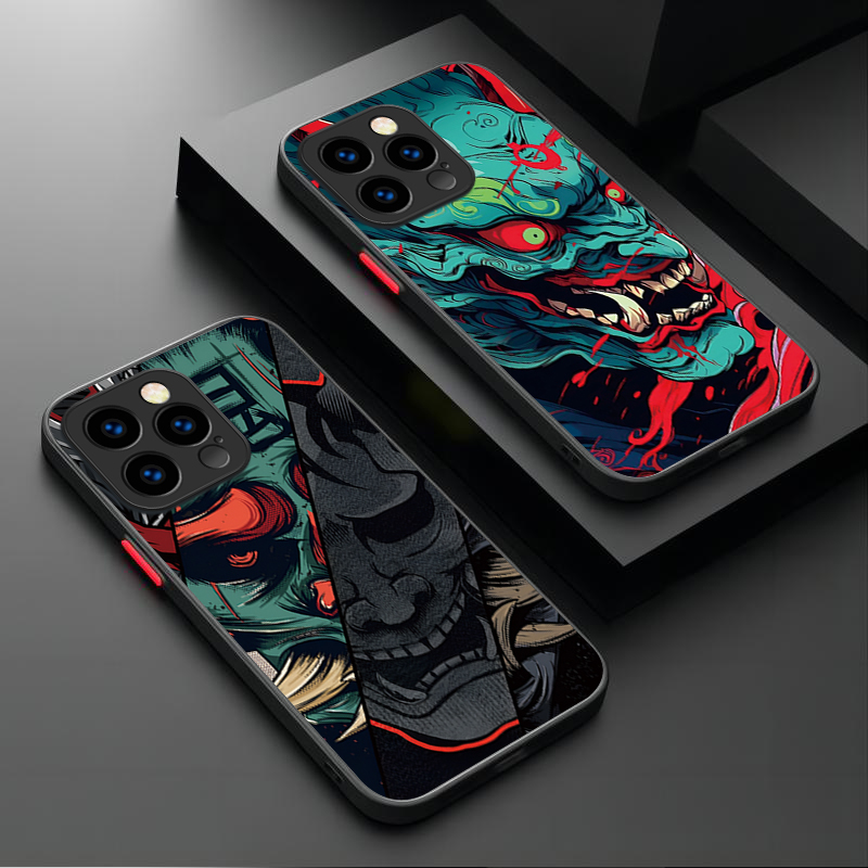 Phone Accessories To Sell - Samurai Hannya Mask Ghost Printing Phone