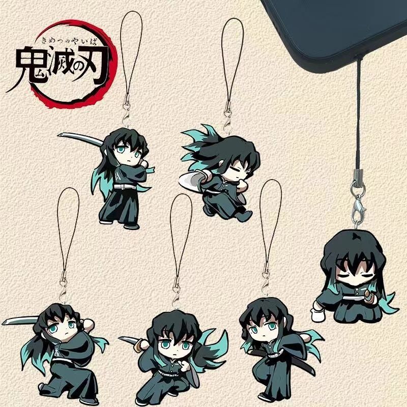 Phone Accessories Keychain - Anime Demon Slayer Keychain Tokitoru Muichiro