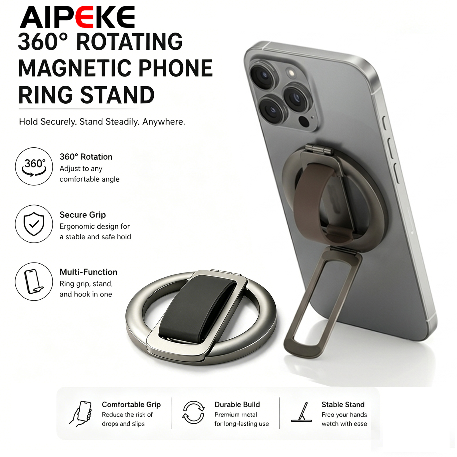 Universal Magnetic Folding Pho - مراجعة Phone Accessories And Gadget وسعره