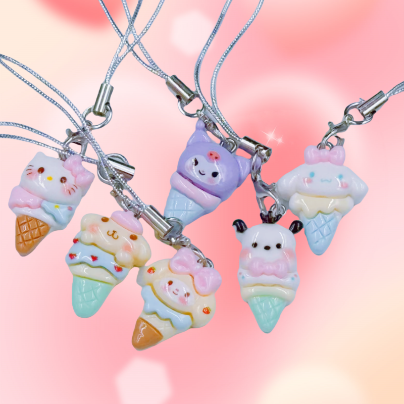 Sanrio Cute Ice Cream Themed P - مراجعة Phone Accessories For Teen Girls وسعره