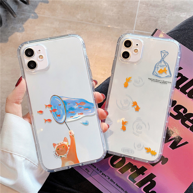Lovely Fishes Clear Phone Case - مراجعة Phone Accessories To Sell وسعره