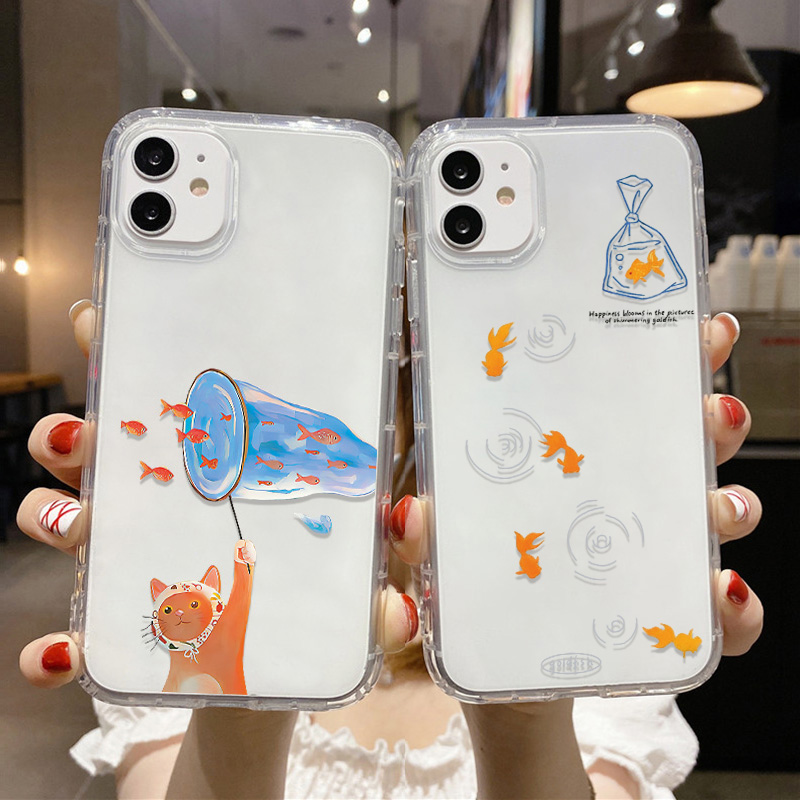 Lovely Fishes Clear Phone Case - مراجعة Phone Accessories To Sell وسعره