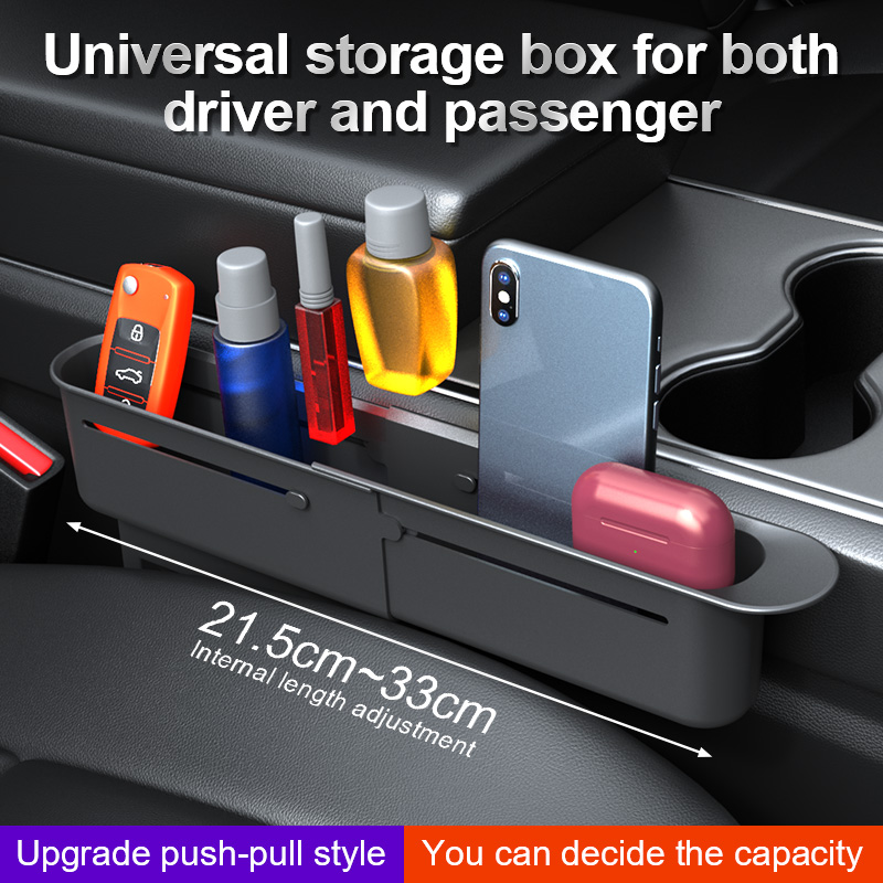 2PC Adjustment Car Seat Gap St - مراجعة Phone Accessories Organizer وسعره
