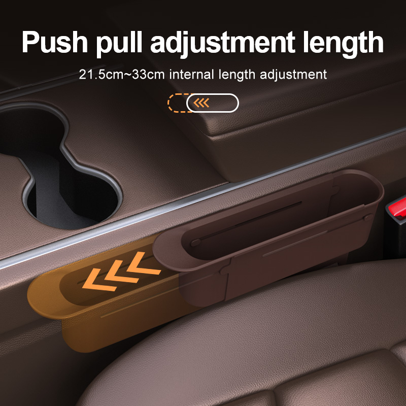 2PC Adjustment Car Seat Gap St - مراجعة Phone Accessories Organizer وسعره