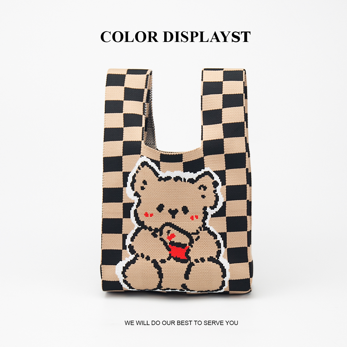 Cute Knitted Handbag for Girls - مراجعة Phone Accessories In China وسعره