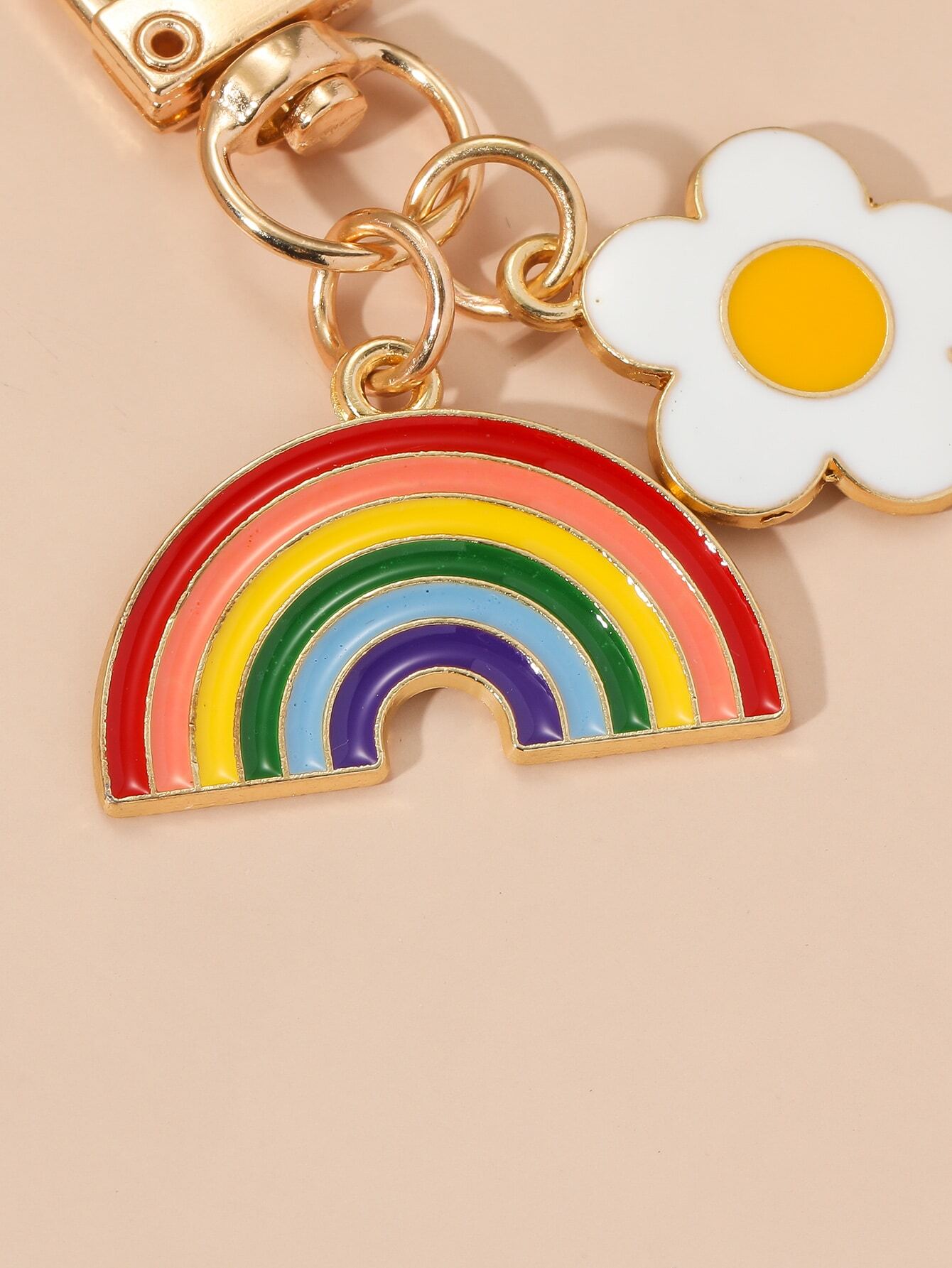 Flower & Rainbow Decor Bag Cha - مراجعة Phone Accessories For Teen Girls وسعره