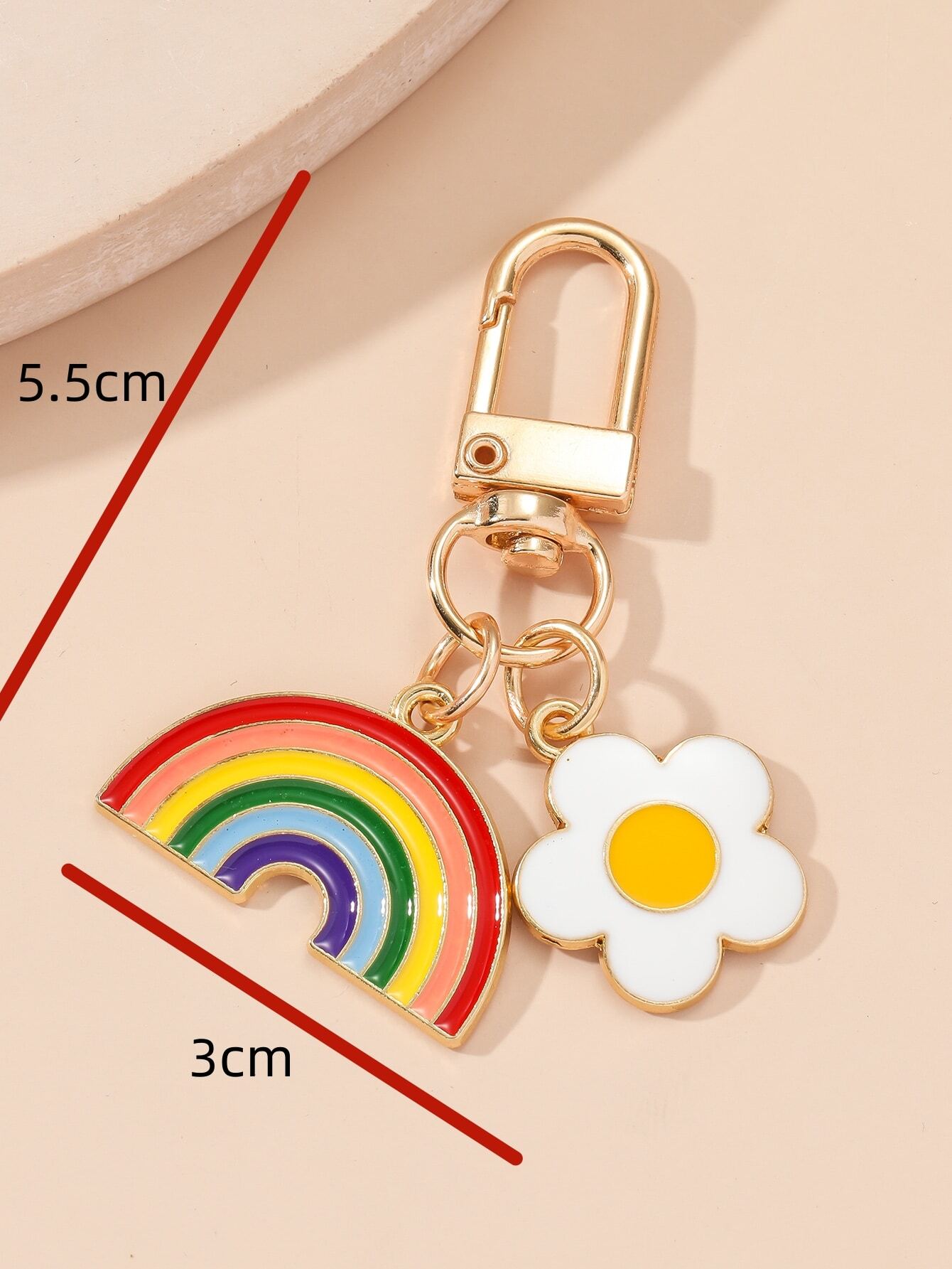 Flower & Rainbow Decor Bag Cha - مراجعة Phone Accessories For Teen Girls وسعره