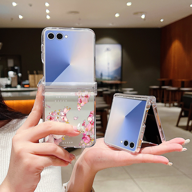 Pink Flower Printed Phone Case - مراجعة Phone Case Clear وسعره