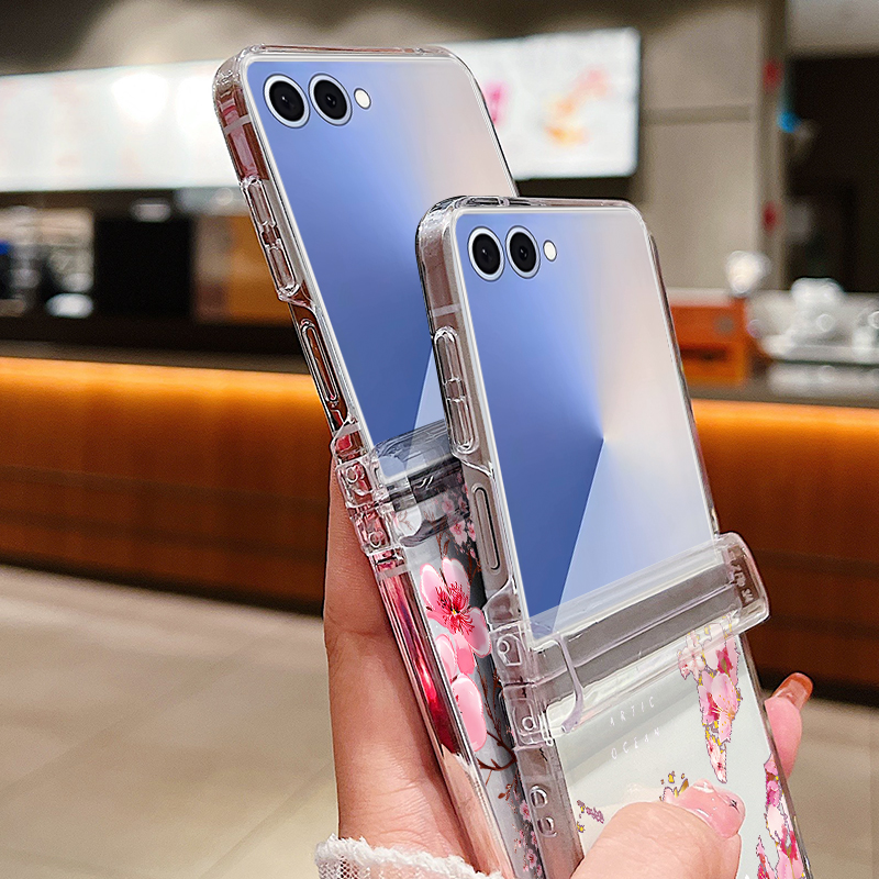 Pink Flower Printed Phone Case - مراجعة Phone Case Clear وسعره