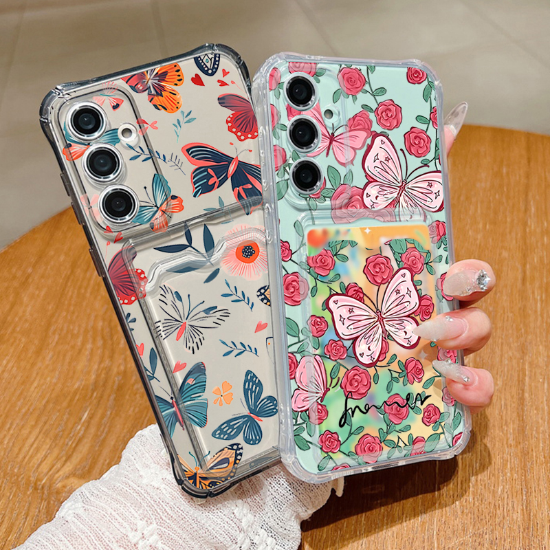 Flower Butterfly Pattern Clear - مراجعة Phone Case Clear وسعره