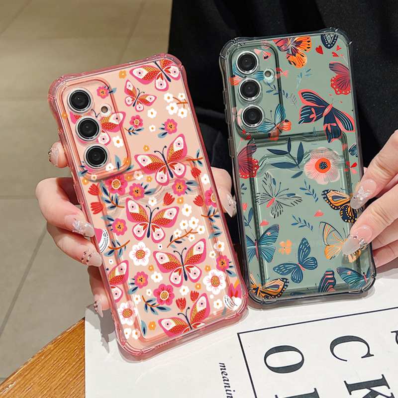 Flower Butterfly Pattern Clear - مراجعة Phone Case Clear وسعره
