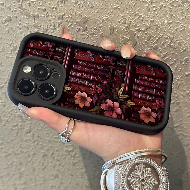 Book Flower Trendy Pattern Pho - مراجعة Phone Accessories To Sell وسعره