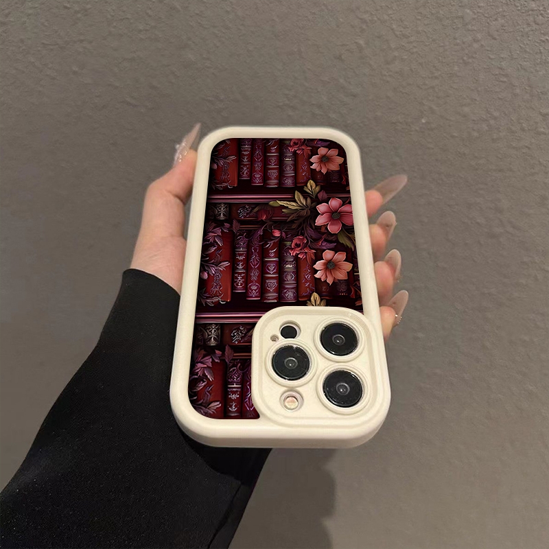 Book Flower Trendy Pattern Pho - مراجعة Phone Accessories To Sell وسعره