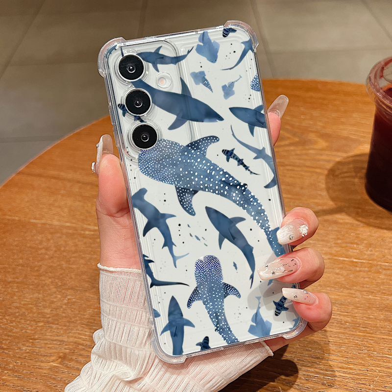 Whale Turtle Pattern Clear Pho - مراجعة Phone Case Clear وسعره