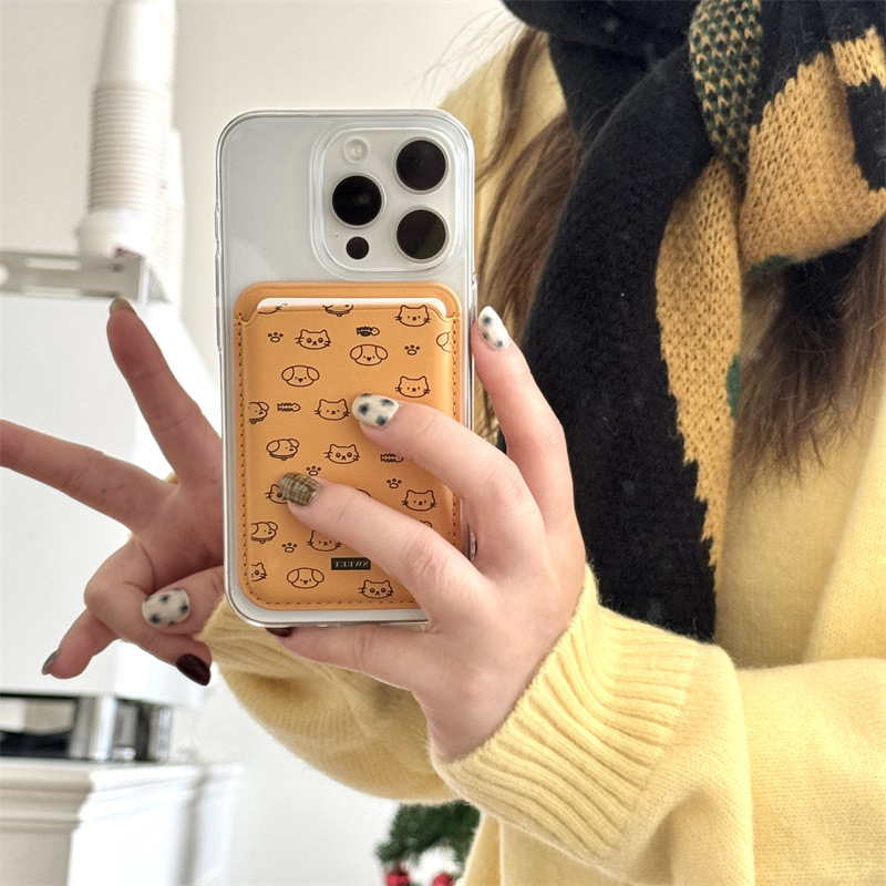 Cute Cartoon PU Leather Magnet - مراجعة Phone Accessories For Teen Girls وسعره