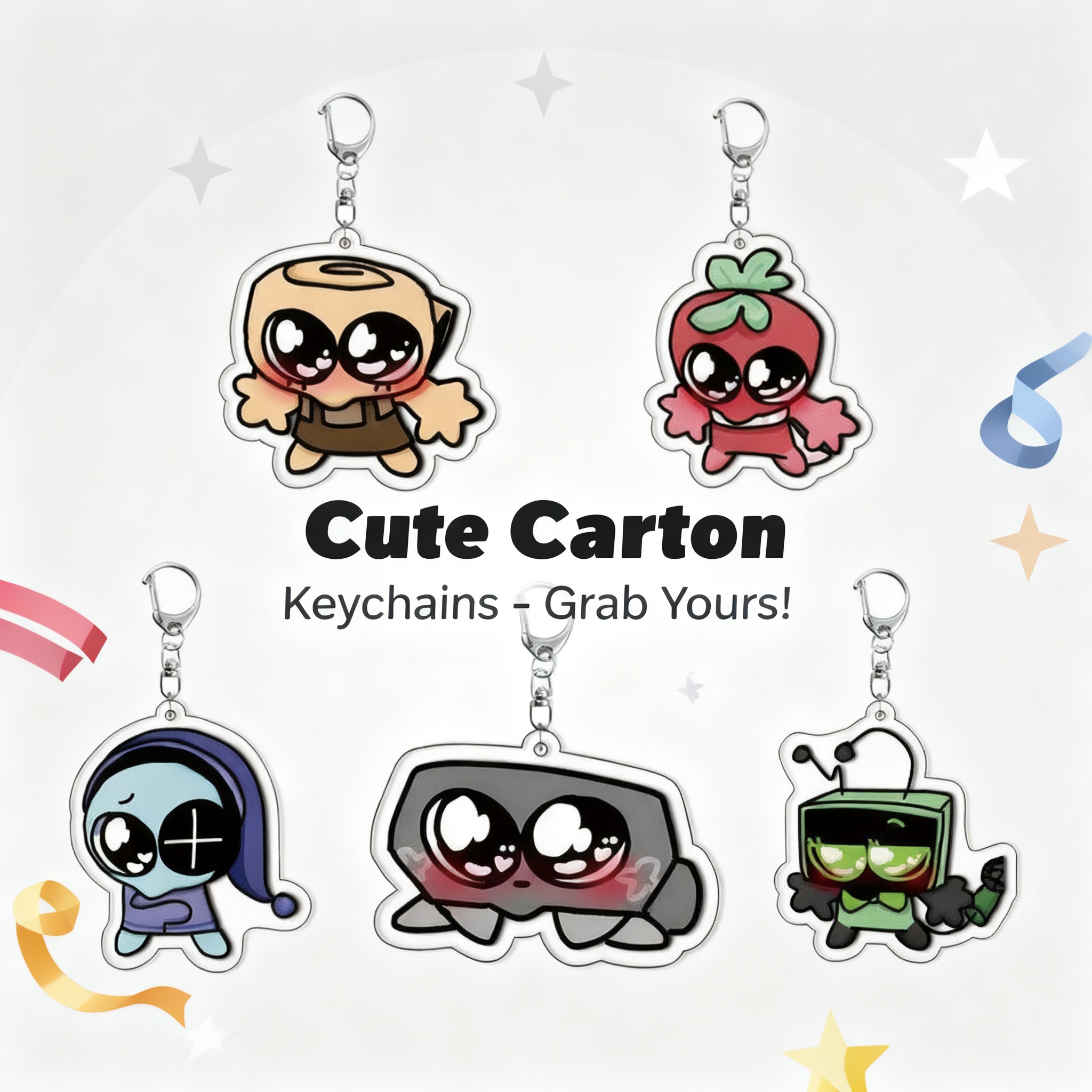 Dandys World Plush Scraps Acry - مراجعة Phone Accessories Keychain وسعره