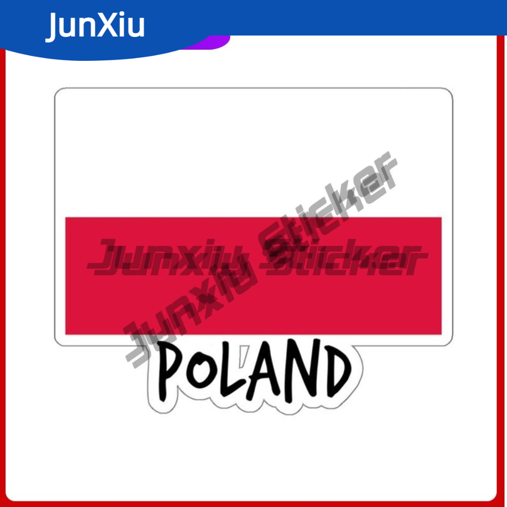 Poland Flag Sticker Stickers P - مراجعة Phone Accessories Europe وسعره