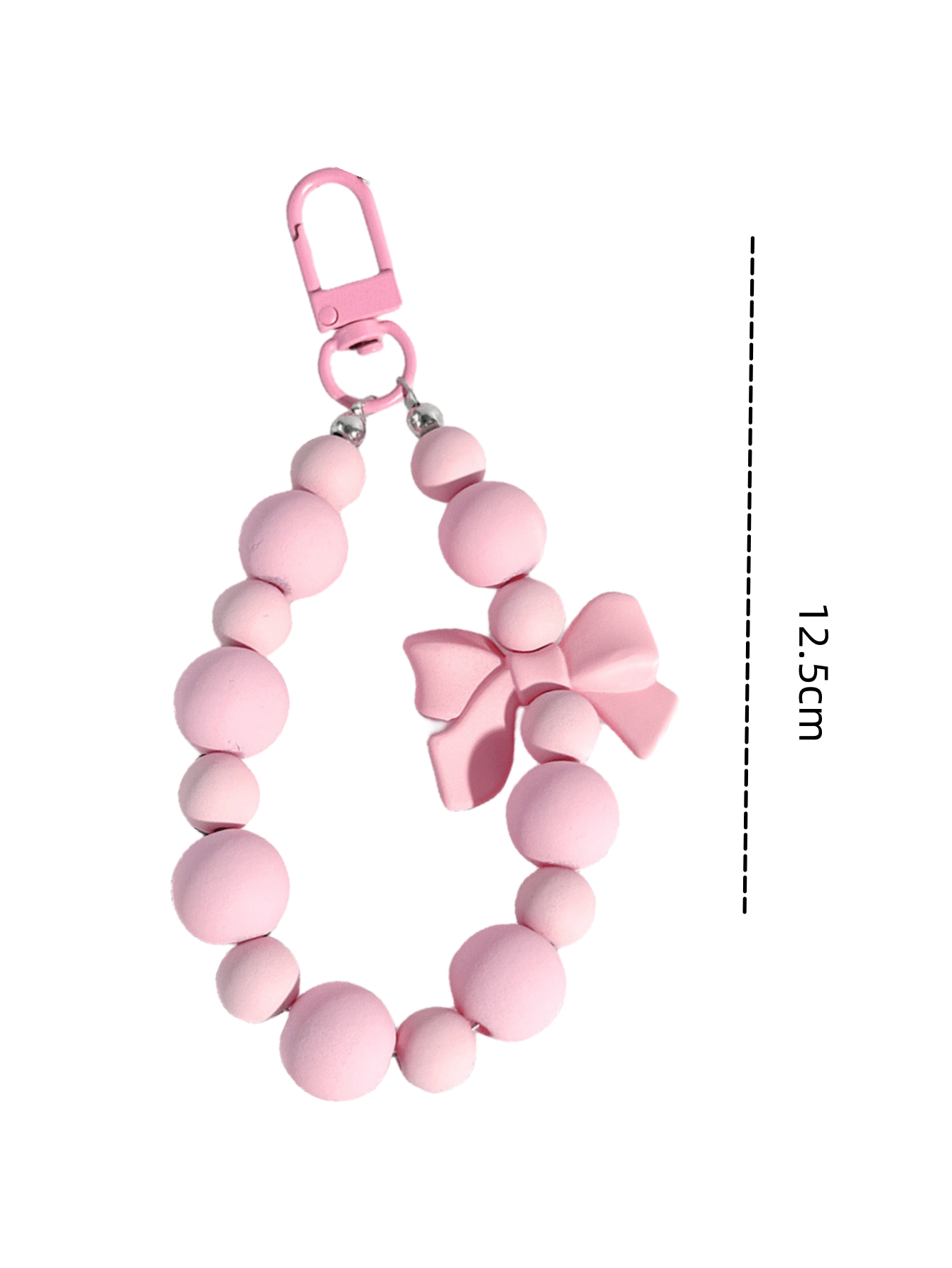 1pc Pink Pearl Bow Keychain Mo - مراجعة Phone Accessories For Teen Girls وسعره
