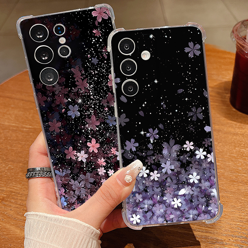 Cherry Blossom Pattern Phone C - مراجعة Phone Case Clear وسعره