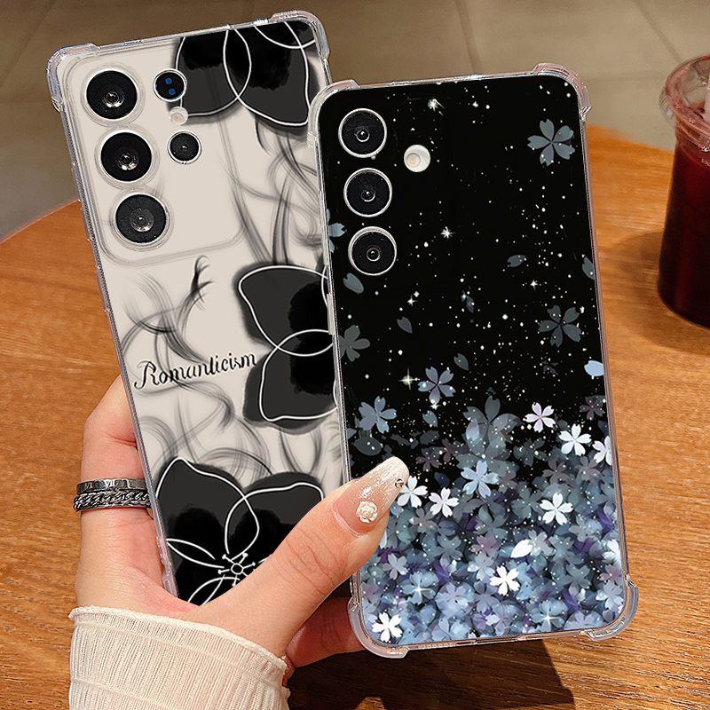 Cherry Blossom Pattern Phone C - مراجعة Phone Case Clear وسعره