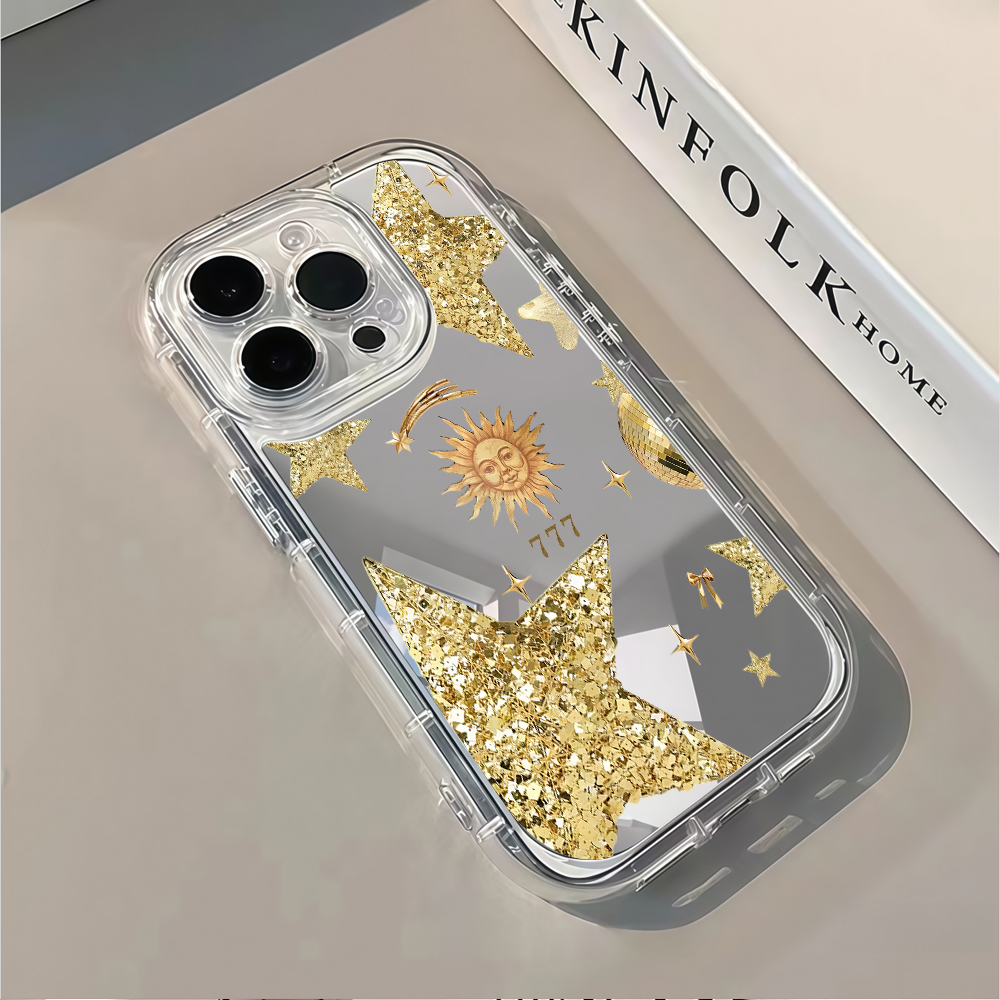 Celestial Gold Glitter Mirror  - مراجعة Phone Accessories To Sell وسعره