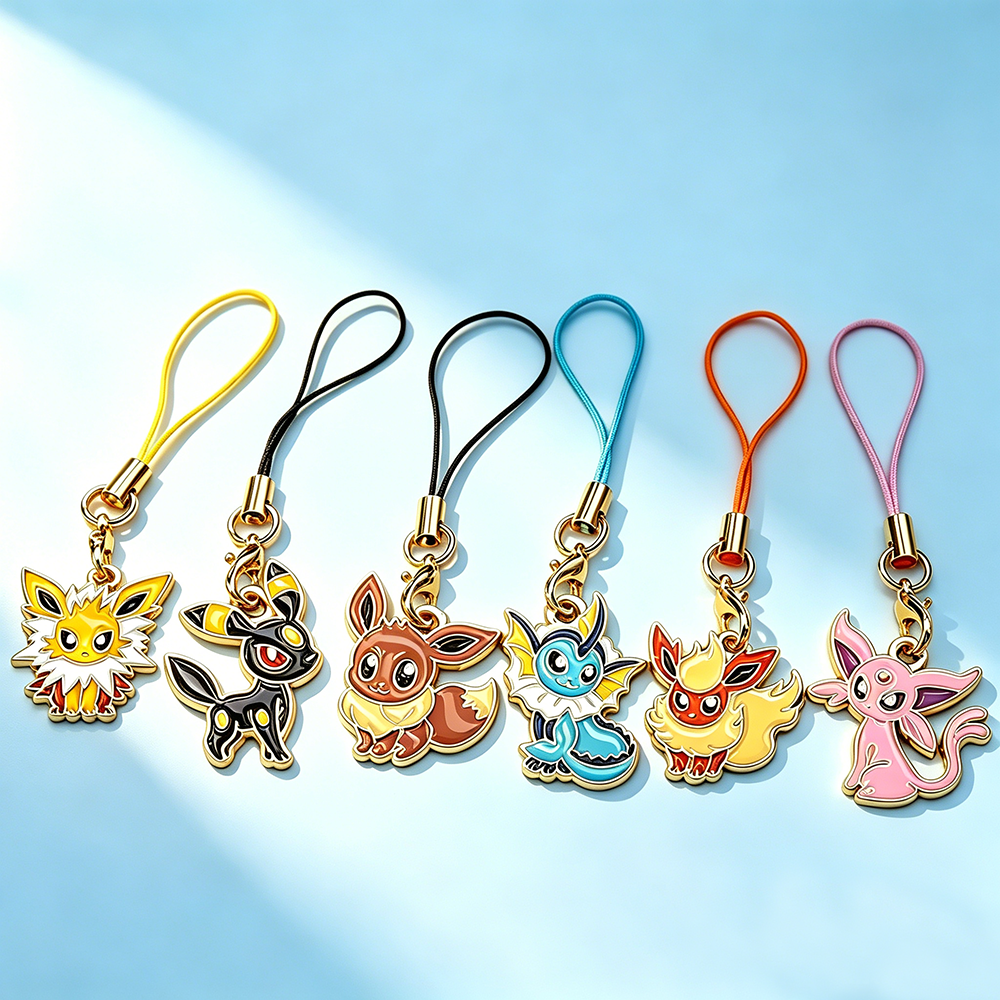 6Pcs Hot Anime Pokemon Eevee P - مراجعة Phone Accessories In China وسعره