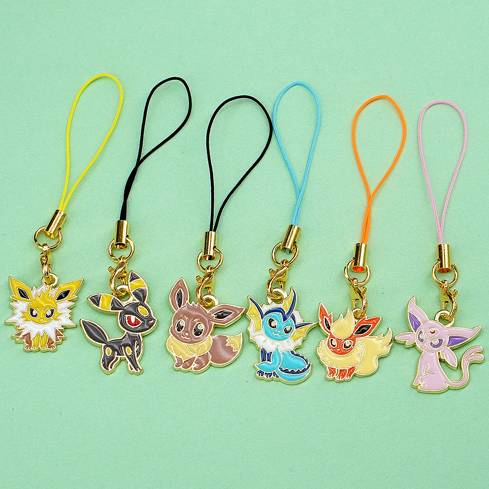6Pcs Hot Anime Pokemon Eevee P - مراجعة Phone Accessories In China وسعره