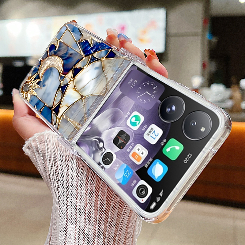 Retro Moon Star Pattern Phone  - مراجعة Phone Case Clear وسعره