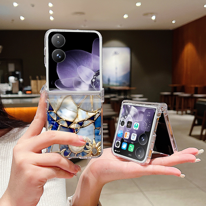 Retro Moon Star Pattern Phone  - مراجعة Phone Case Clear وسعره