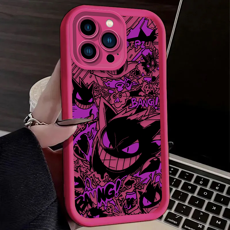 P-Pokemon Gengar Graffiti Phon - مراجعة Phone Accessories To Sell وسعره