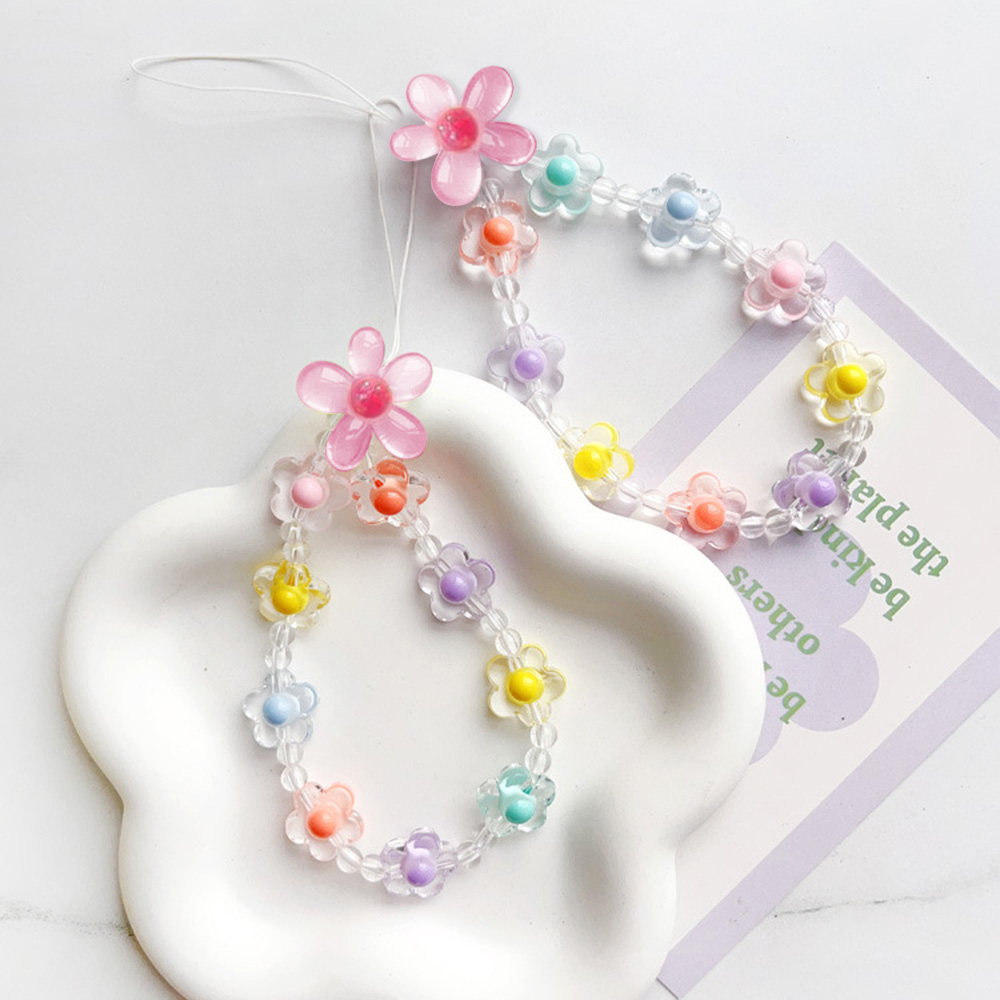 Colorful Sun Flower Beads Mobi - مراجعة Phone Accessories Keychain وسعره