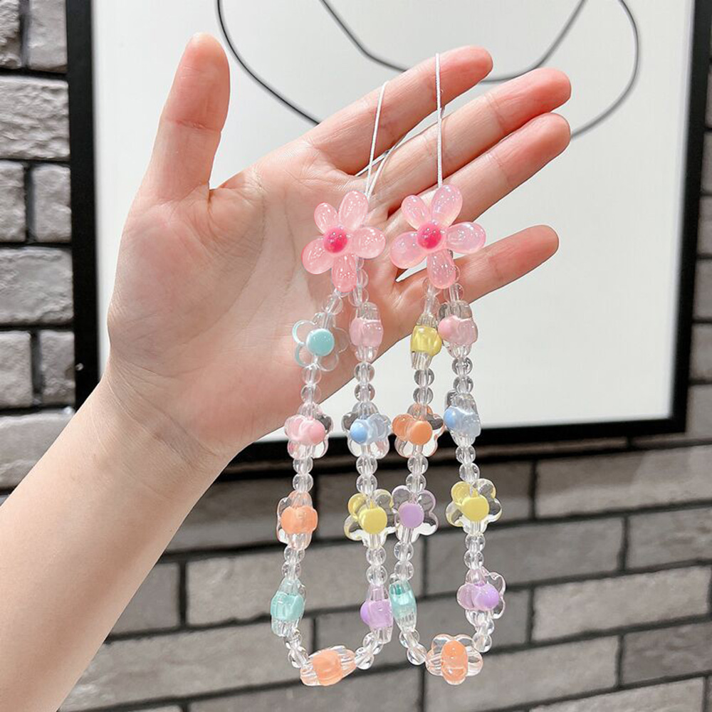Colorful Sun Flower Beads Mobi - مراجعة Phone Accessories Keychain وسعره