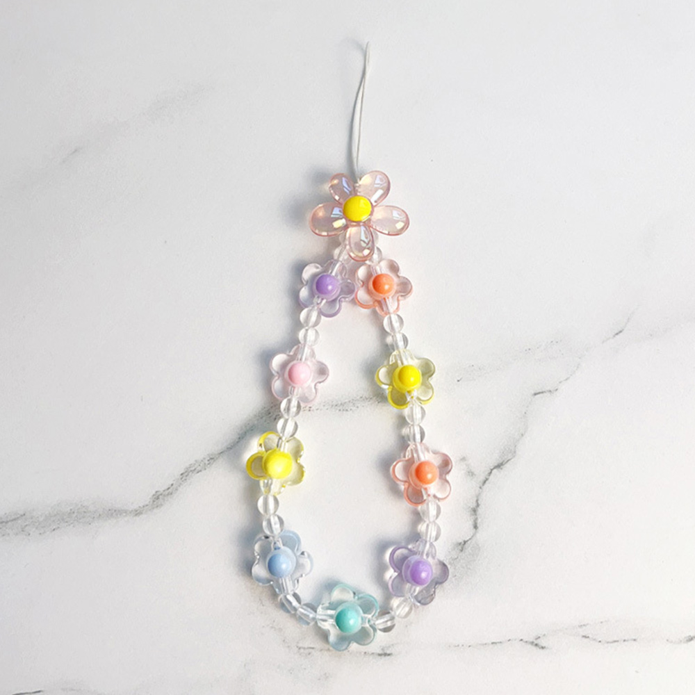 Colorful Sun Flower Beads Mobi - مراجعة Phone Accessories Keychain وسعره