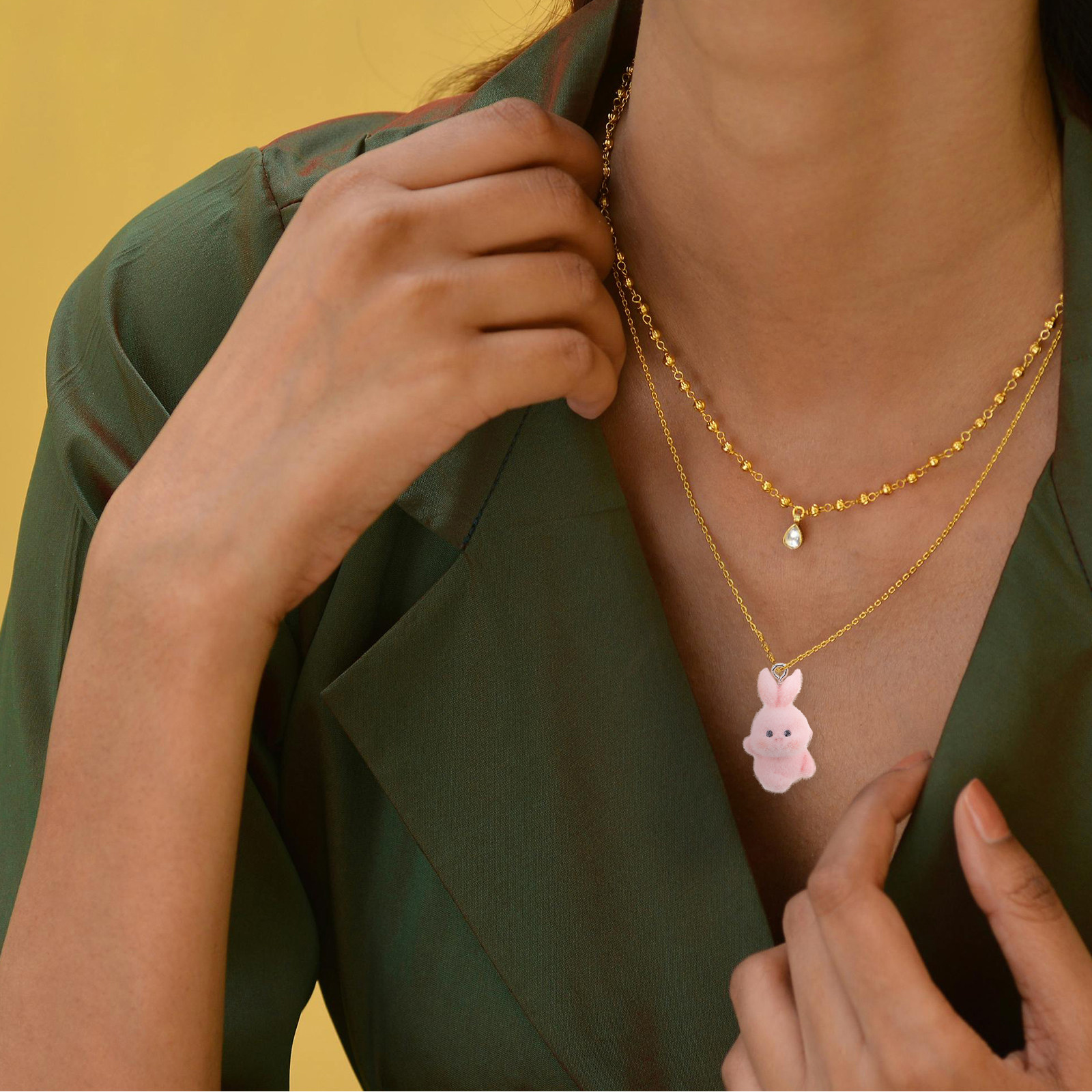 5Pcs Flocking Rabbit Charms Ha - مراجعة Phone Accessories For Teen Girls وسعره