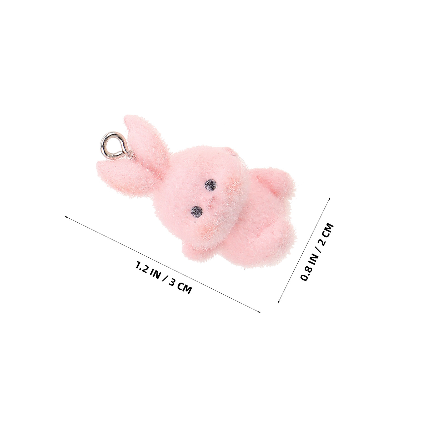 5Pcs Flocking Rabbit Charms Ha - مراجعة Phone Accessories For Teen Girls وسعره