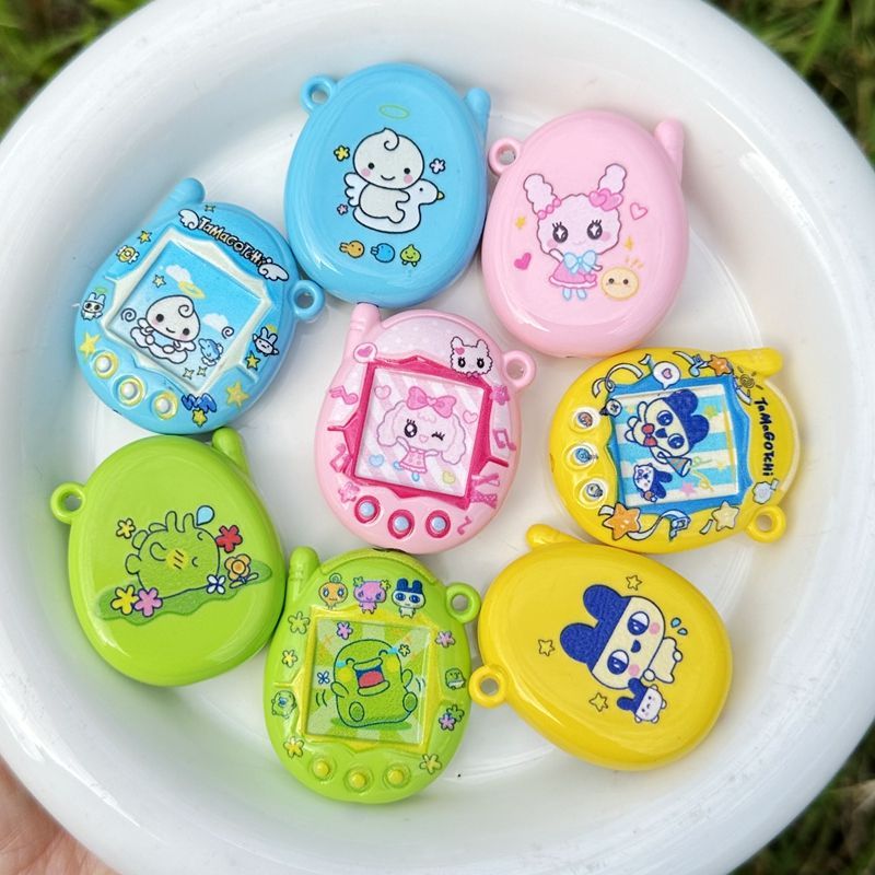 Tamagotchi double-sided printe - مراجعة Phone Accessories Keychain وسعره