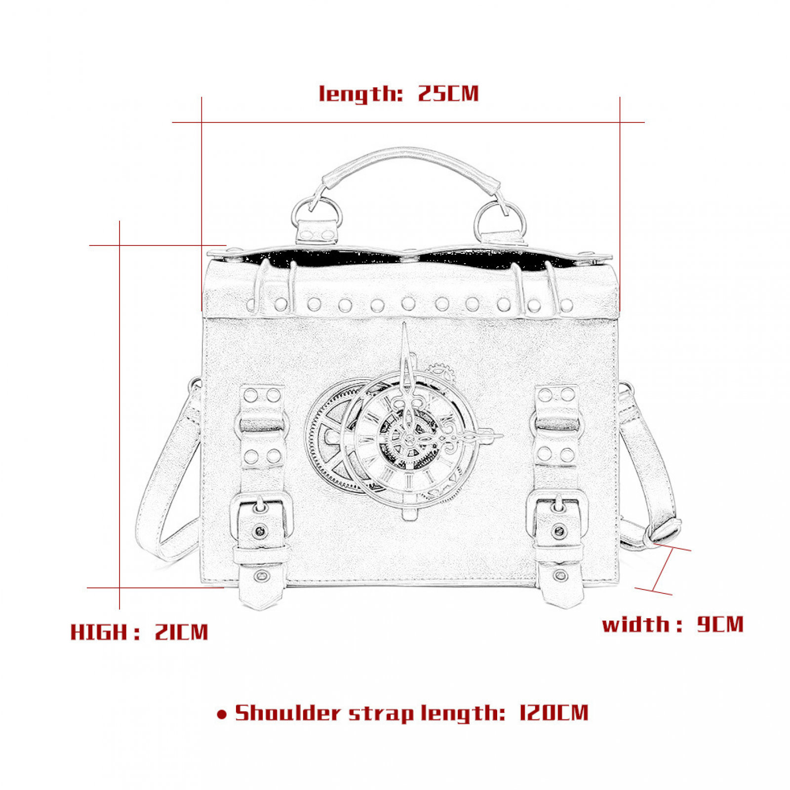 Steampunk Gear Crossbody Shoul - مراجعة Phone Accessories Europe وسعره
