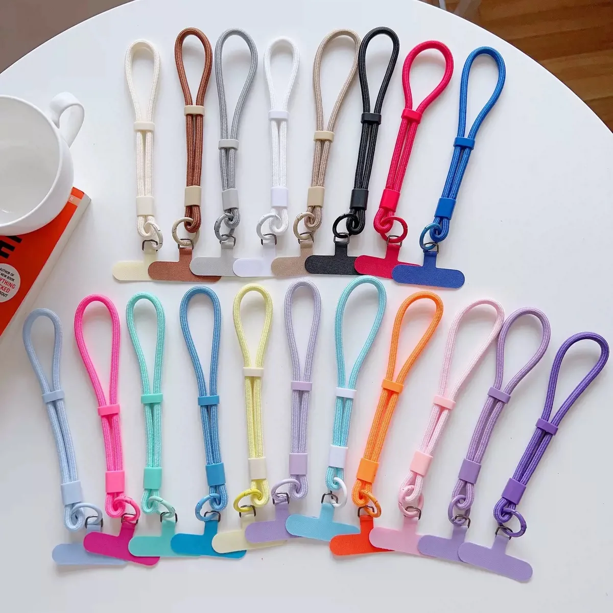 Fashion Candy Color Mobile Pho - مراجعة Phone Accessories Keychain وسعره