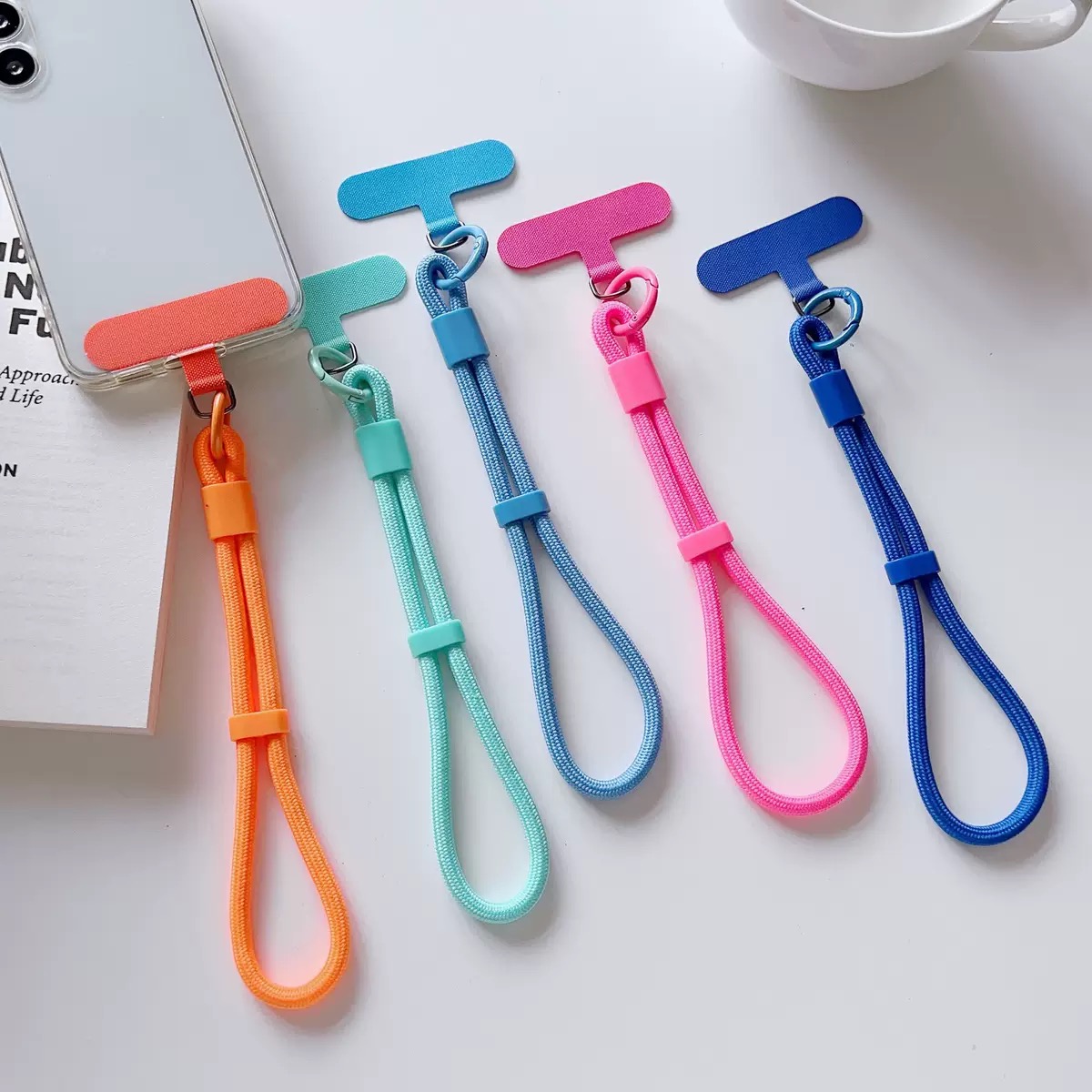 Fashion Candy Color Mobile Pho - مراجعة Phone Accessories Keychain وسعره