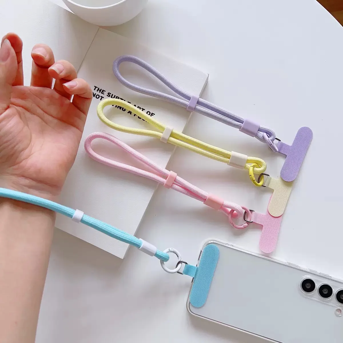 Fashion Candy Color Mobile Pho - مراجعة Phone Accessories Keychain وسعره
