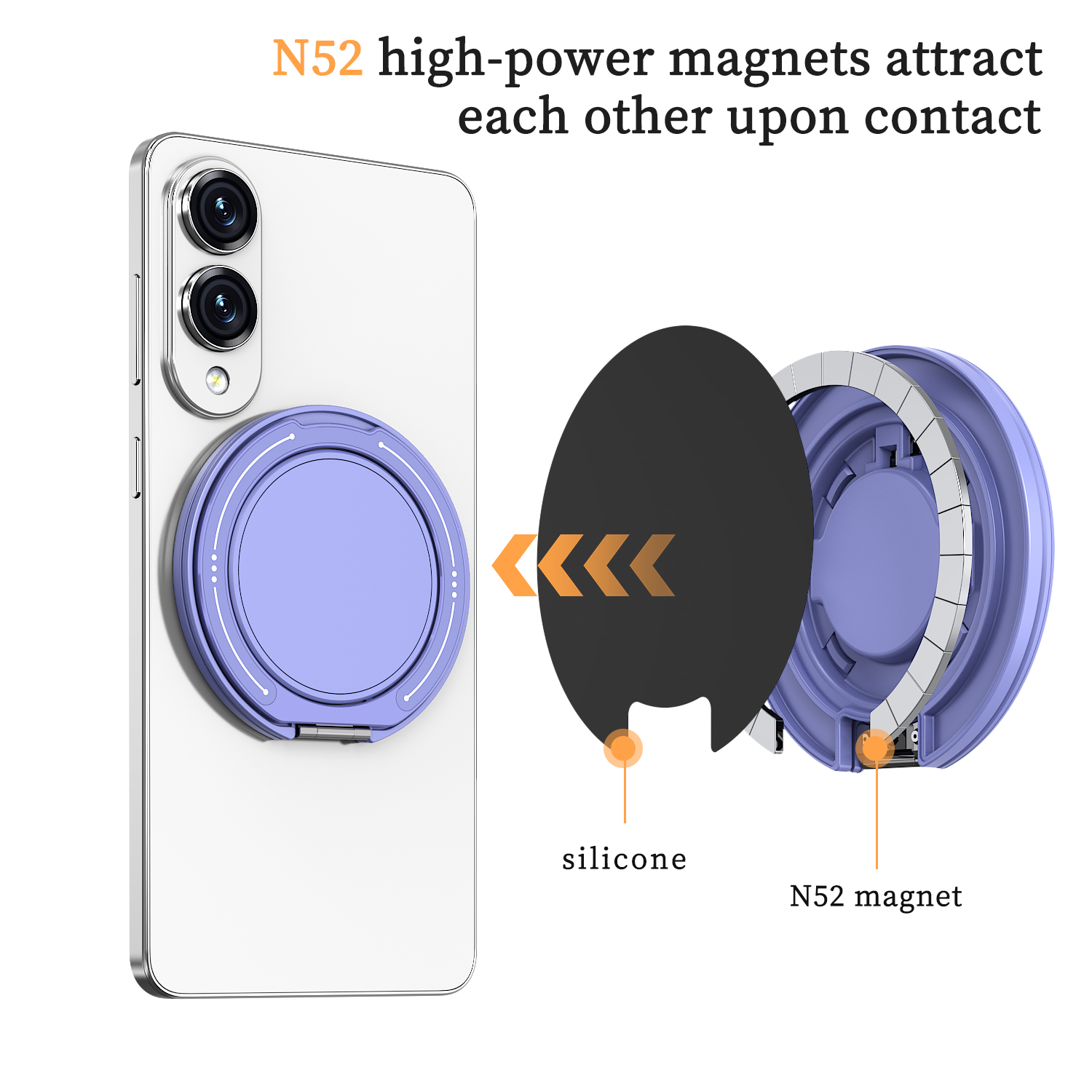 360° Rotatable For MagSafe Mag - مراجعة Phone Accessories And Gadget وسعره