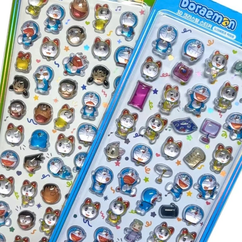Doraemon Crystal Sticker Anime - مراجعة Phone Accessories In China وسعره