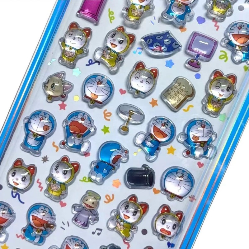 Doraemon Crystal Sticker Anime - مراجعة Phone Accessories In China وسعره