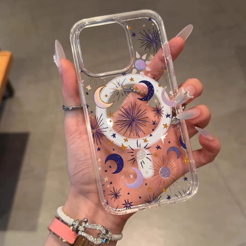 Romantic Sun Moon Stars Phone  - مراجعة Phone Case Clear وسعره