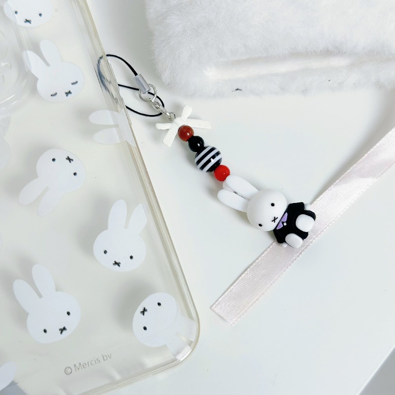 Kawaii Miffy Phone decor Cute  - مراجعة Phone Accessories For Teen Girls وسعره