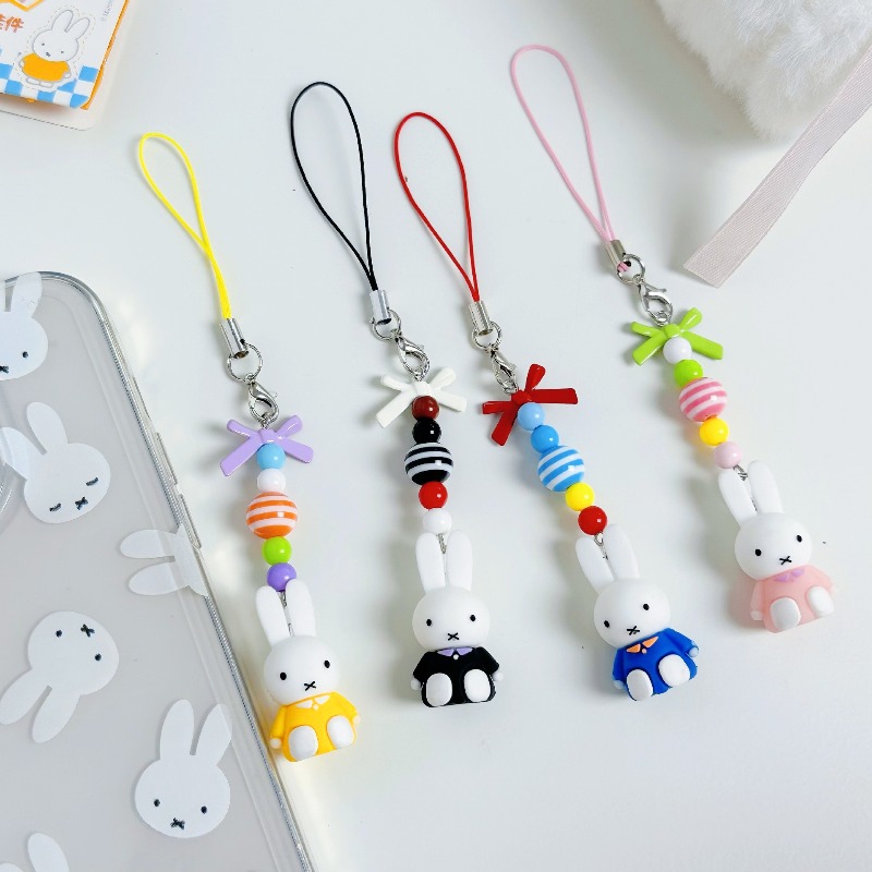 Kawaii Miffy Phone decor Cute  - مراجعة Phone Accessories For Teen Girls وسعره