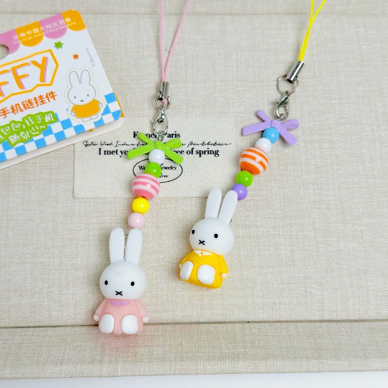 Kawaii Miffy Phone decor Cute  - مراجعة Phone Accessories For Teen Girls وسعره